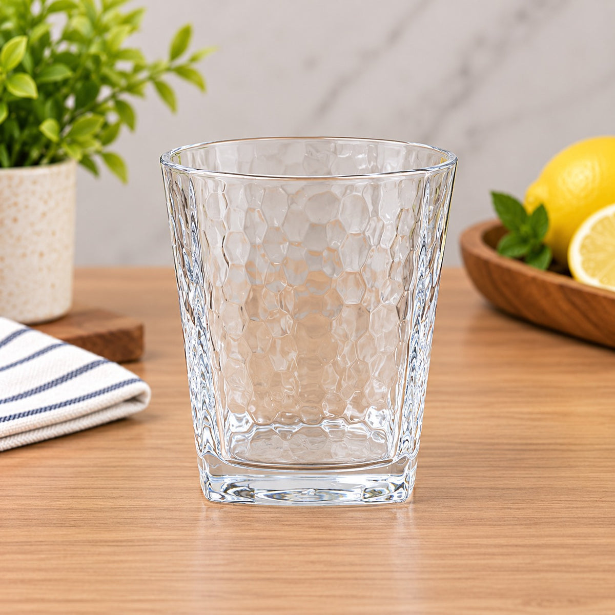 Hammered Whiskey Glasses 330 ML – Set of 6