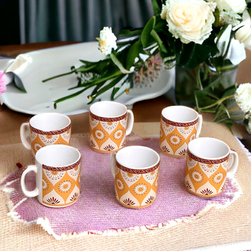 Tea Coffee 6 pc Cup Set