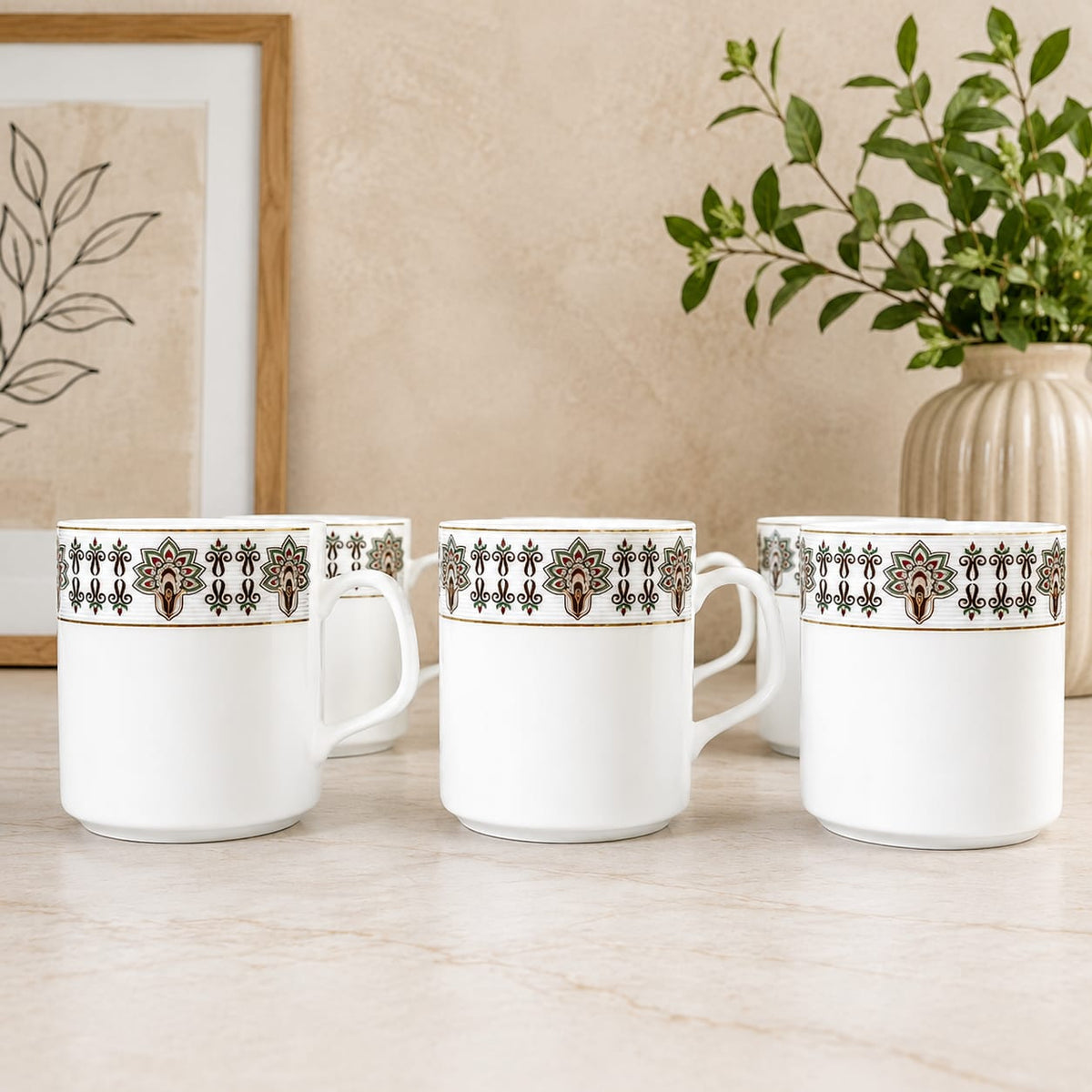 Ceramic Pipe Shape Tea Cup