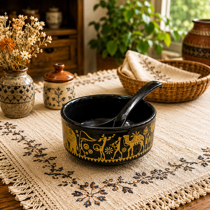 premium ceramic soup set . set of 6 pc