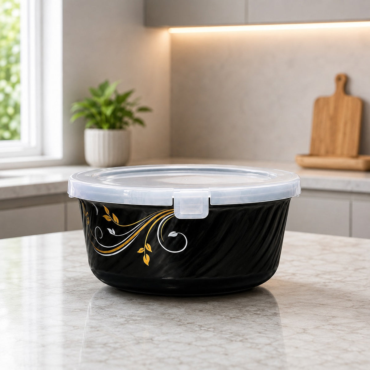 Black opal ware 3 pc bowl set