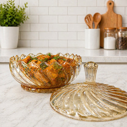Premium Glassware Serving Bowl 1140ml (microwave & oven safe)