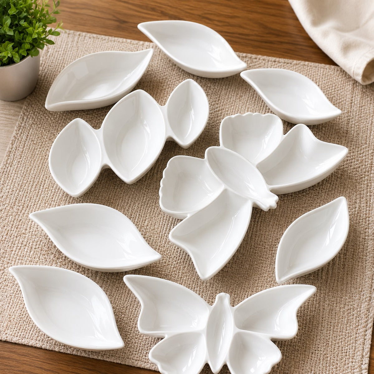 Porcelain  9Pcs Entertainment Set