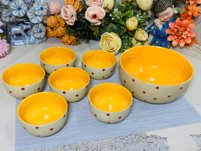 Cp dotted serving set