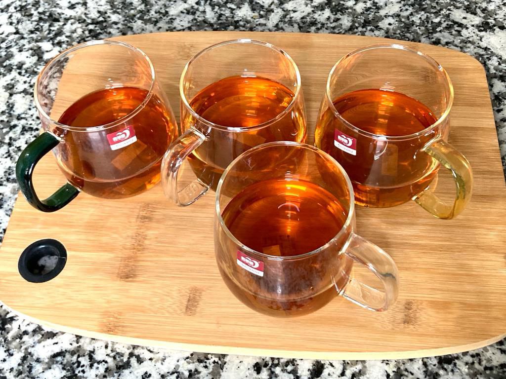 Glass mug