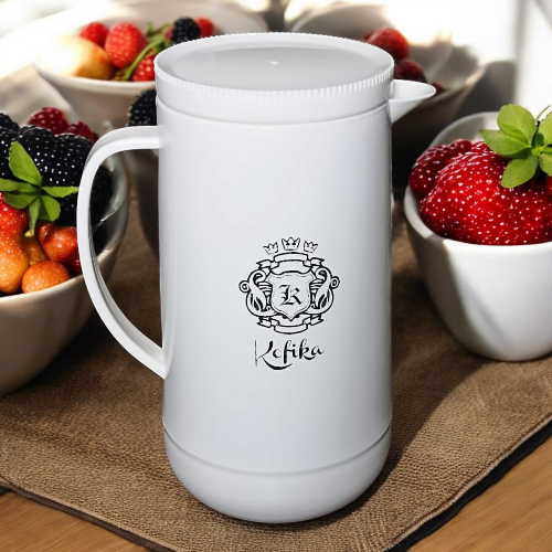 Cp Hot & Cold Vacuum Flask with 6 mugs with lid stainless steel