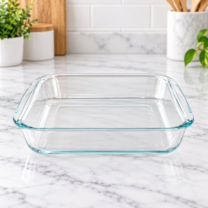 3-Piece Glass Baking & Serving Dish Set – 1.8L, 1.1L & 0.9L