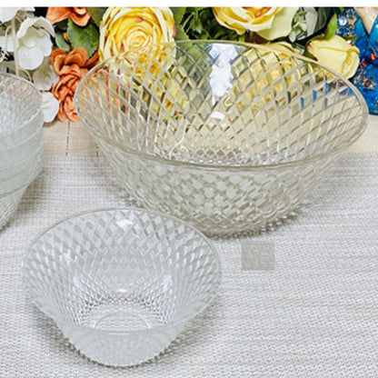 Cp Glassware 7pc serving set microwave safe