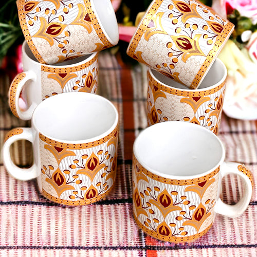 Tea Coffee 6 pc Cup Set