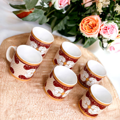 Tea Coffee 6 pc Cup Set